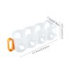 1pc Portable Can Organizer For Refrigerator Shelf Beer Can Holder Fridge Storage Sliding Rack Clear Plastic Storage Containers For Food