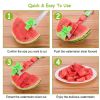 Watermelon Slicer Stainless Steel Watermelon Cubes Windmill Cutter Melon Knife Fruit Tools Kitchen Gadgets