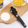 Safe Cut Can Opener; Smooth Edge Can Opener handheld; Food Grade Stainless Steel Cutting Can Opener for Kitchen & Restaurant