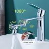 1pc, 1080 ¬∞ Swivel Faucet Extender, ABS Universal Sink-Water Aerator, Kitchen Bathroom 1080 ¬∞ Angle Rotatable Spray Attachment, Multifunctional Robo