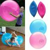 1pc, Hot Selling Blowing Air Round Ball, Transparent Bubble Ball, Inflatable Ball, Big Light Ball, Bubble Ball, Inflatable Water Ball Toy, Summer Part